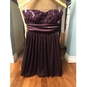 Dark Purple Cocktail Dress